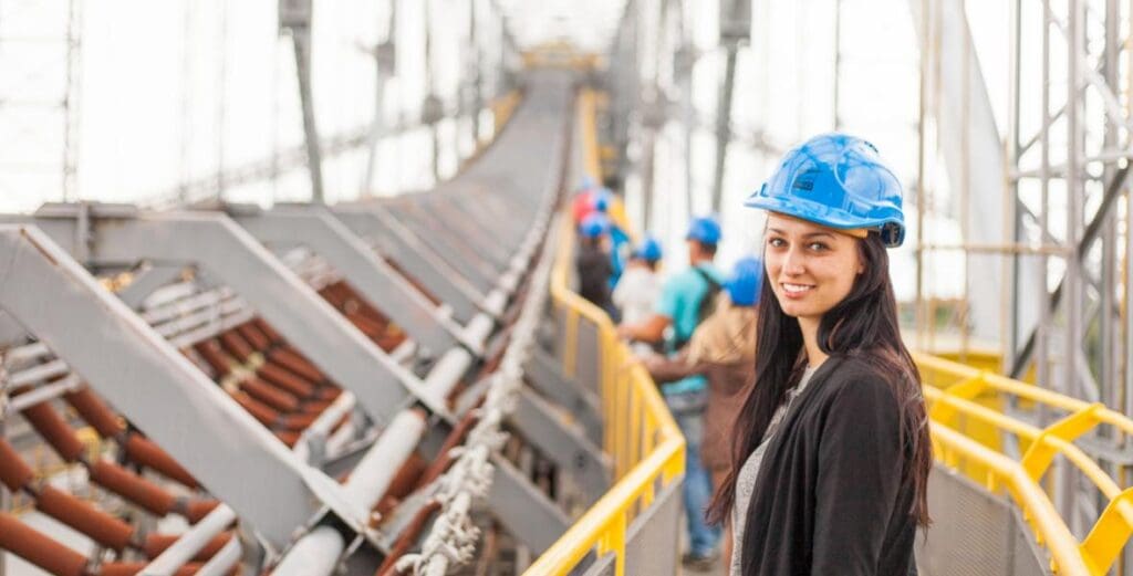 female construction worker