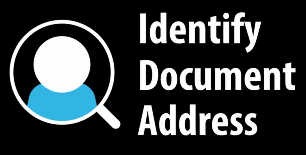 Identify Document Address graphic